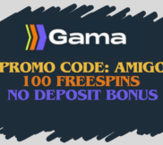 Gama casino: no deposit bonus 100 free spins using promo code AMIGO