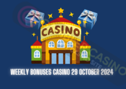 Weekly bonuses and promo codes in online casino October 29, 2024